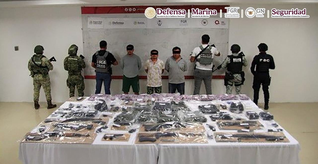 En Quintana Roo fueron detenidas tres personas relacionadas con narcomenudeo y extorsión